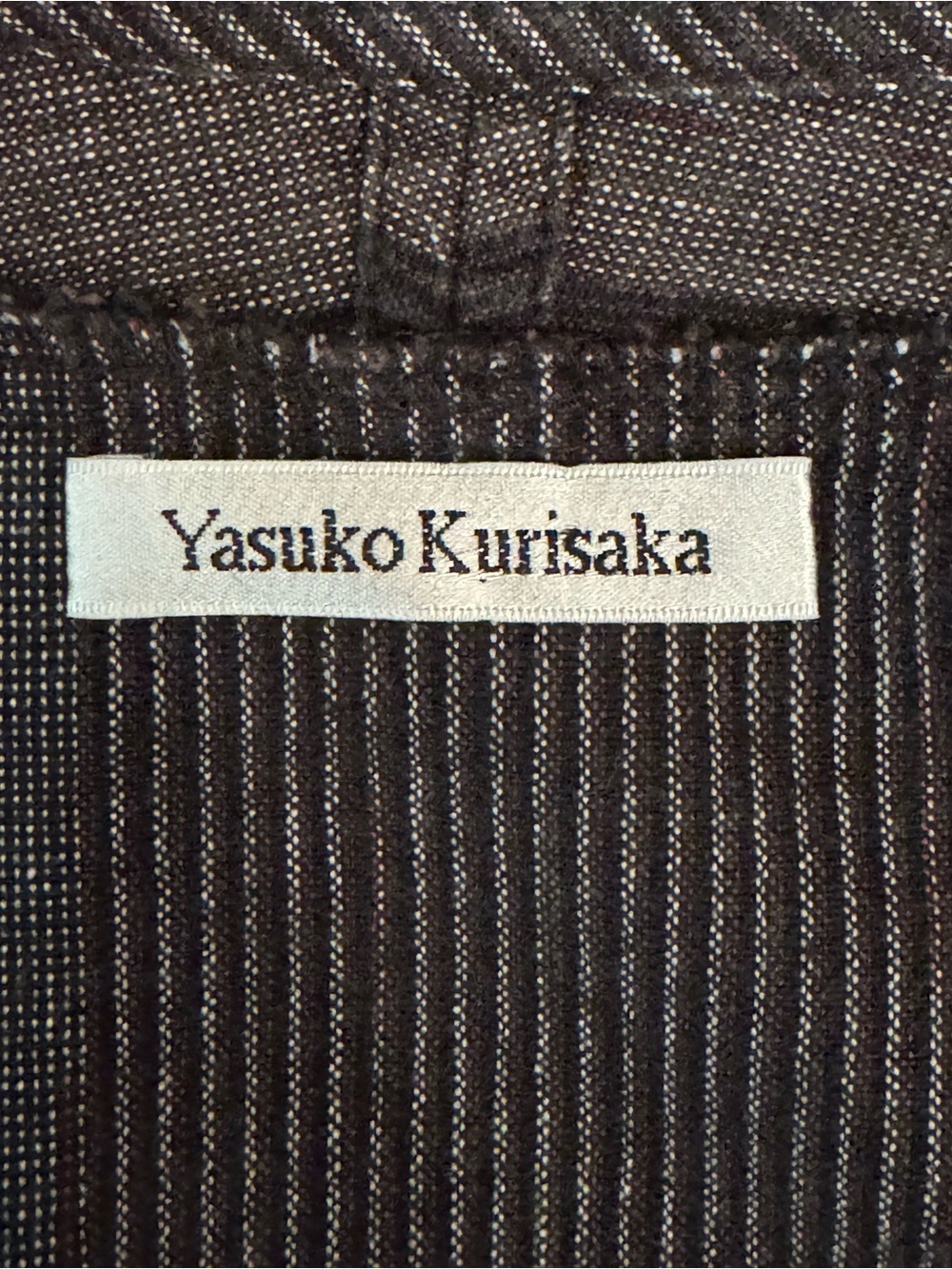 Yasuko Kurisaka Cotton Woven Long-Sleeve Jacket Shirt - Picture 2 of 10
